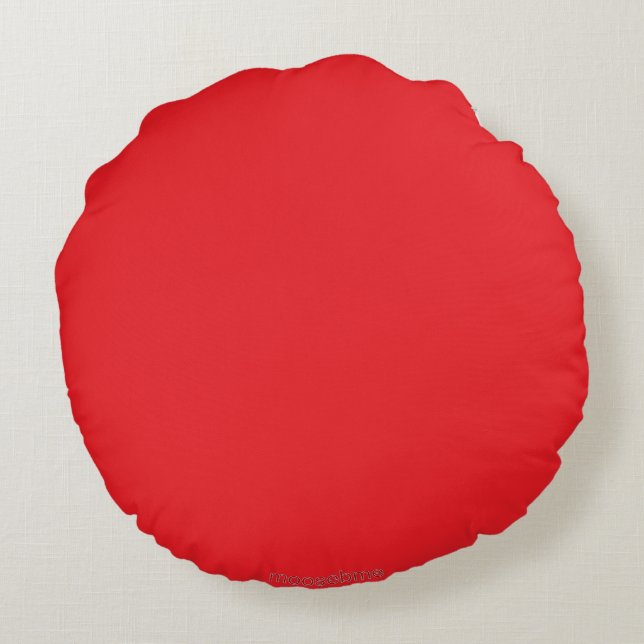 Red   round cushion (Back)