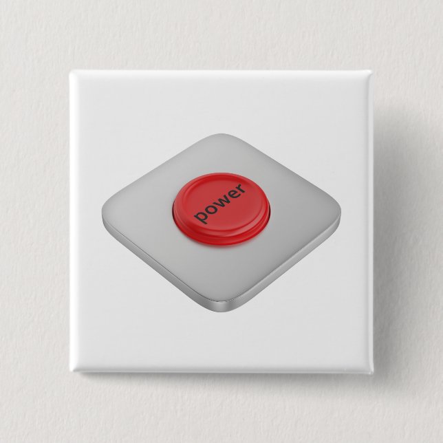 Red round power button (Front)