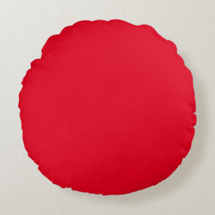 Red Round Throw Pillow (16")