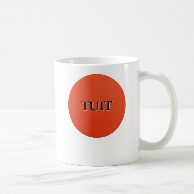 Red Round Tuit Mug (Right)