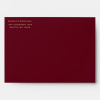 Red Royal Mediaeval Gold Sword Wedding Envelope