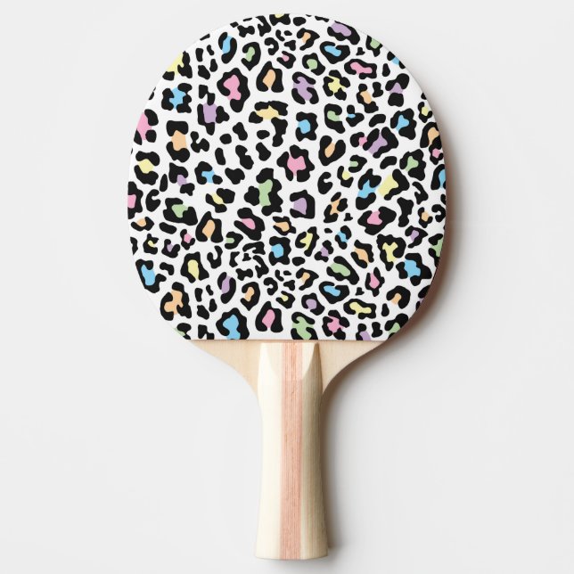 Red Rubber Back Ping Pong Paddle (Front)