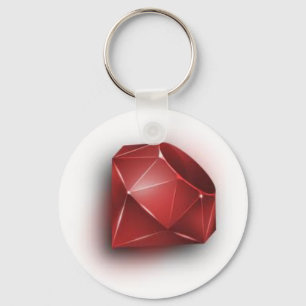 Red Ruby Key Ring