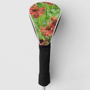 RED RUDBECKIA FLOWERS GOLF HEAD COVER