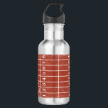Red Running Track Distressed Style Water Bottle<br><div class="desc">Stay in your lane. This sports themed water bottle features a distressed style illustration of a red running track starting line. It’s perfect for track and field runners of all sorts whether they’re sprinters or distance runners, indoor or outdoors. Want the perfect water bottle for someone who loves running? This...</div>