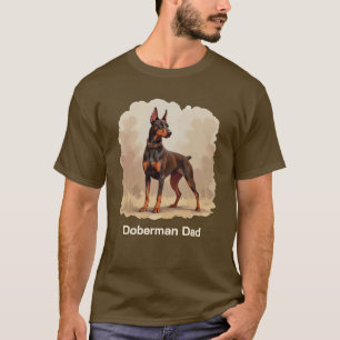 Red Rust Brown Doberman Pinscher Dog T-Shirt