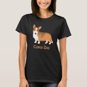 Red Sable Cardigan Welsh Corgi Dad Dog T-Shirt