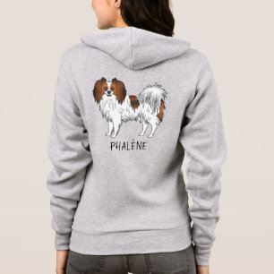 Red Sable Phalène Dog For Owner Or Dog Lover Hoodie