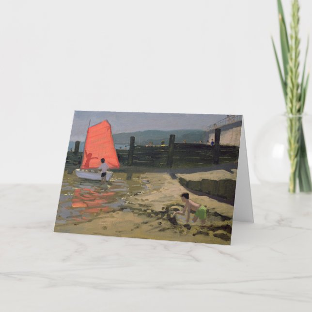 Red Sail Isle of Wight Holiday Card (Front)