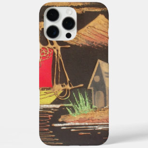 Red Sailboat Landscape Oil Painting Art Print iPhone 16 Pro Max Case