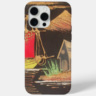 Red Sailboat Landscape Oil Painting Art Print iPhone 15 Pro Max Case