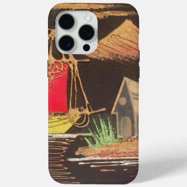 Red Sailboat Landscape Oil Painting Art Print Case-Mate iPhone Case (Back)