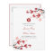 Red Sakura Double Happiness Chinese Save The Date