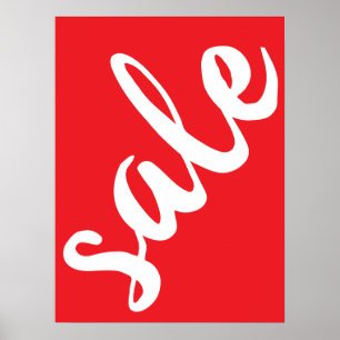 Red Sale Sign, 18x24 Summer Season Sale Sign