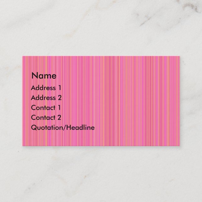 Red Salmon Business Card (Front)