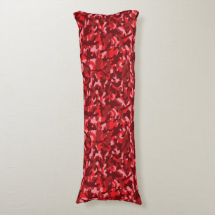 Red Salmon Camouflage Body Cushion