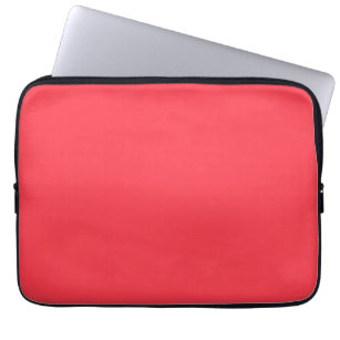 Red Salsa Solid Color Laptop Sleeve