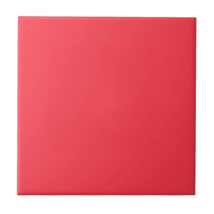 Red Salsa Solid Color Tile