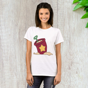 Red Sand Bucket with Star and Shovel T-Shirt