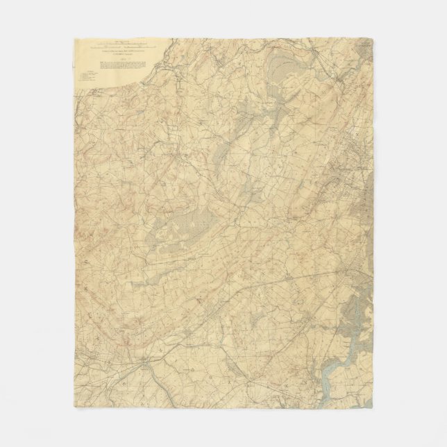 Red Sandstone, New Jersey 2 Fleece Blanket (Front)