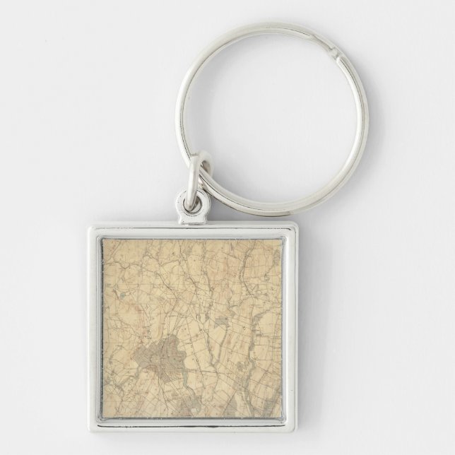 Red Sandstone, New Jersey 3 Key Ring (Front)