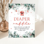 Red Santa Baby Christmas Baby Shower Diaper Raffle Pedestal Sign<br><div class="desc">Add a festive touch to your baby shower with our Red Santa Baby Christmas Clothesline Baby Shower Diaper Raffle! This adorable raffle card features a charming red baby clothesline design with a Santa-themed twist, perfect for celebrating the holiday season. Guests can bring a pack of diapers to participate in the...</div>