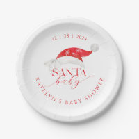 Red Santa Baby Shower