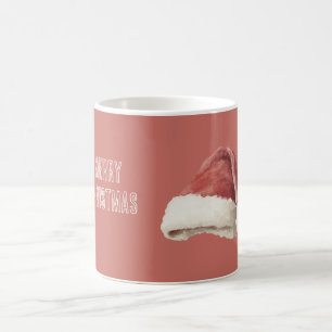 Red Santa Hat Christmas Coffee Mug