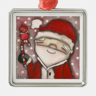Red Santa - Ornament