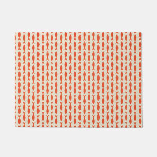 Red Sardines Fish Summer Doormat