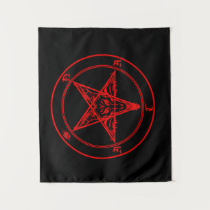 Red Satan Tapestry