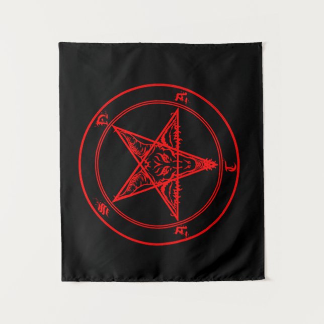 Red Satan Tapestry (Front)