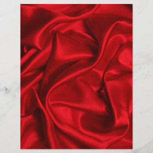 Red Satin Fabric Romantic Arts & Craft Paper