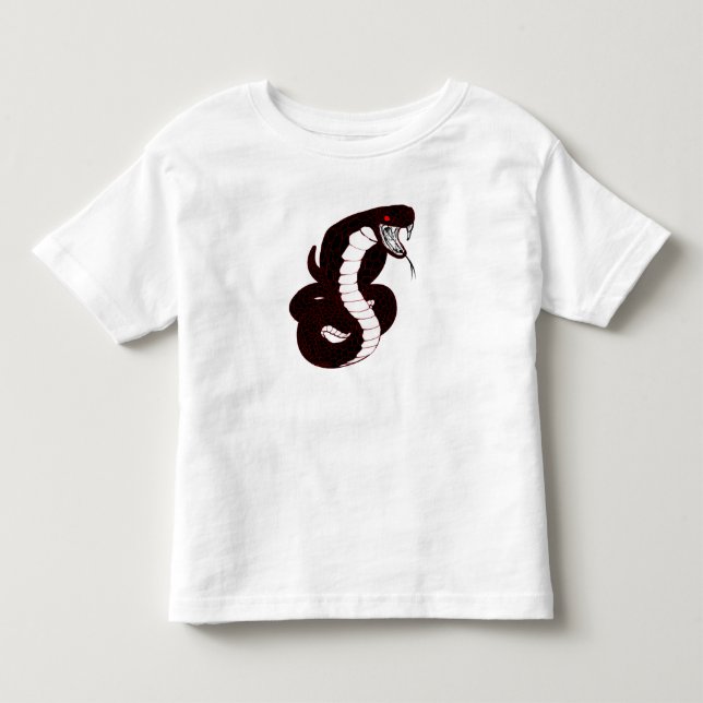 Red Scale Cobra Toddler T-Shirt (Front)