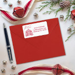 Red Scandinavian Folk Art Nordic Christmas Tree Label<br><div class="desc">Do you love the traditional Scandinavian Folk Art style Christmas vibe? It’s a whimsical, charming style that just looks so cosy! This little Christmas Tree is sure to add just the right touch to your holiday. Embrace the timeless charm of the holiday season with a delightful fusion of tradition and...</div>