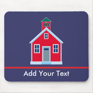 Red School House Mouse Mat