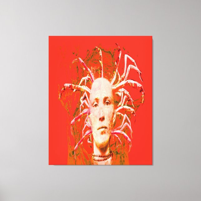 Red Scorpion Canvas Print (Front)