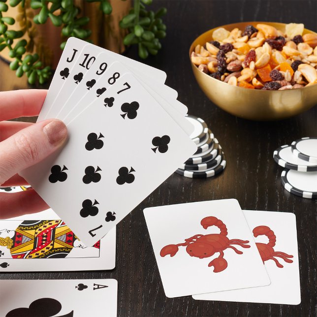 Red Scorpion Illustration Playing Cards (Creator Uploaded)