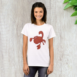 Red Scorpion Illustration T-Shirt