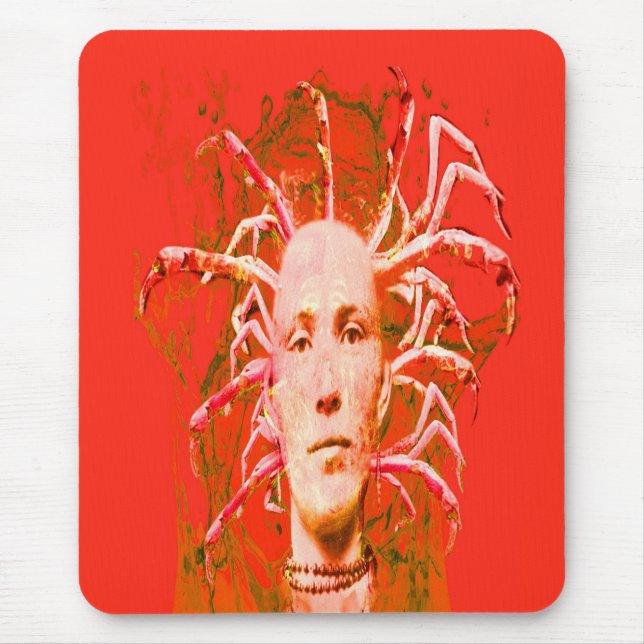 Red Scorpion Mouse Mat (Front)