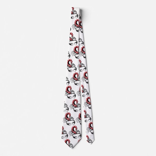Red Scorpion Tie (Front)