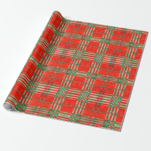 RED SCOTT TARTAN Wrapping Paper