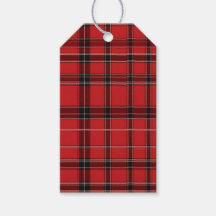 Red Scottish Tartan Wedding Favour