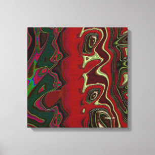 Red Scramble Canvas Print