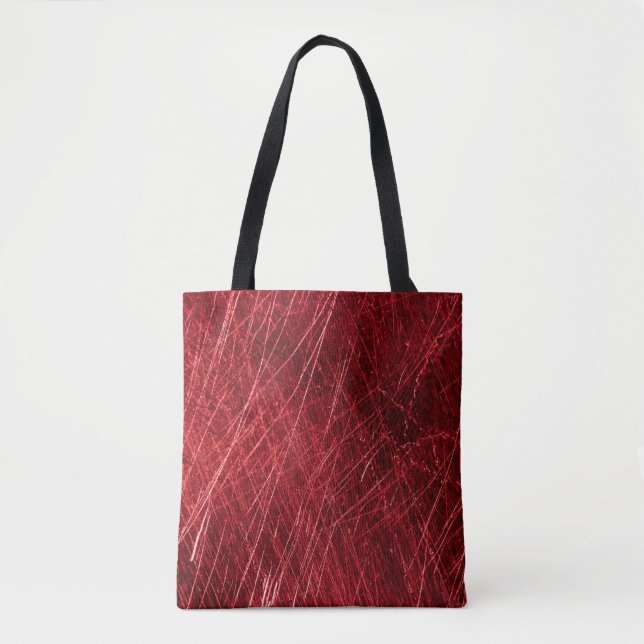 Red scratch abstract backgroundabstract, aged, alu tote bag (Front)