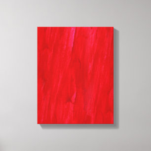 Red Seamless Background Abstract And Watercolor Canvas Print