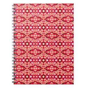 Red seamless Persian Carpet. Ethnic texture abstra Notebook