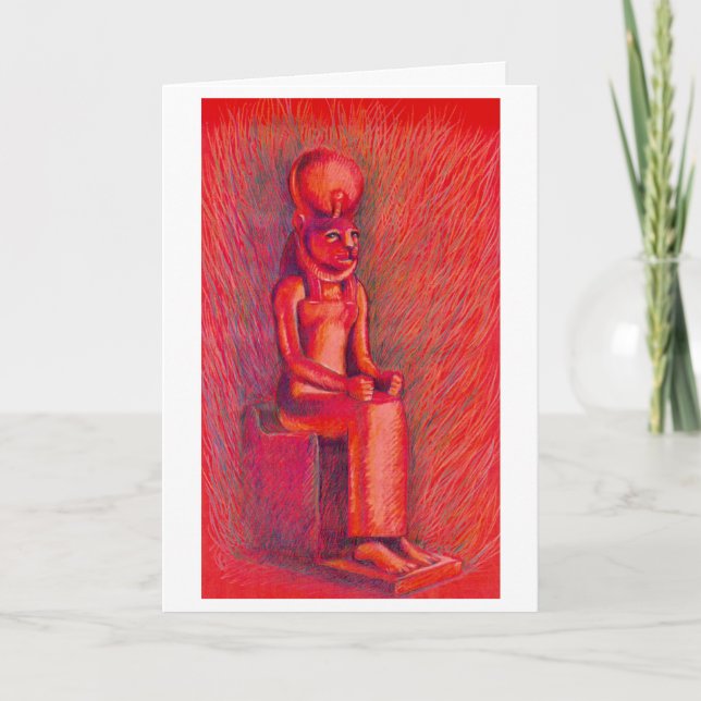 Red Sekhmet Card (Front)