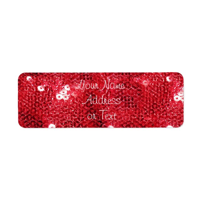 Red Sequin Image  Background (Front)