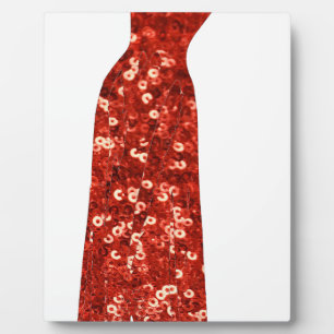 red sequin vintage pin up plaque